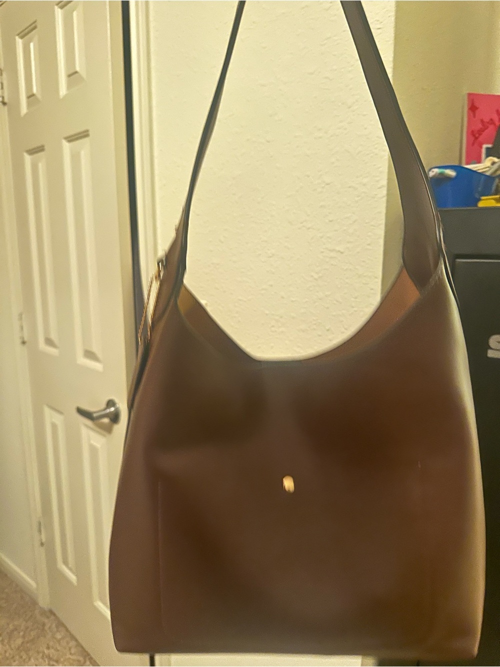 Coach Dark Brown Leather Shoulder Hobo - Picture 4 of 4